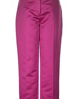 Milly of New York Straight-Leg Trousers in Fuchsia
